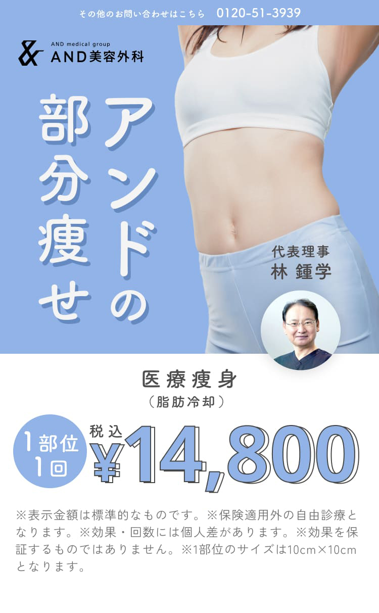 アンドの部分痩せ